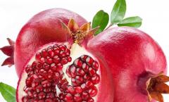 Pomegranate storage: refrigerator, freezer and cellar