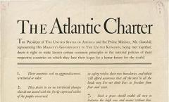Atlantic Charter.  USA and ideology