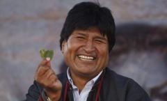 Evo Morales, Indian President of Bolivia